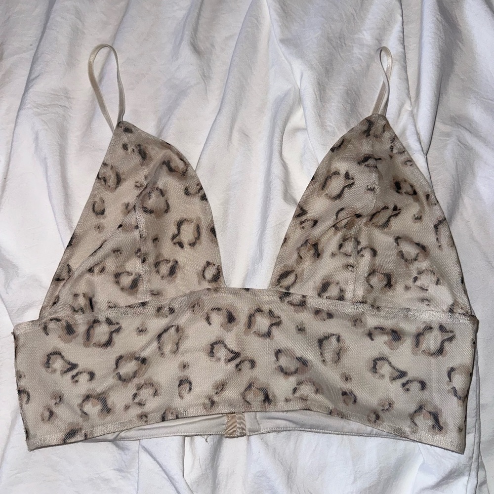 AFRM cheetah print bralette